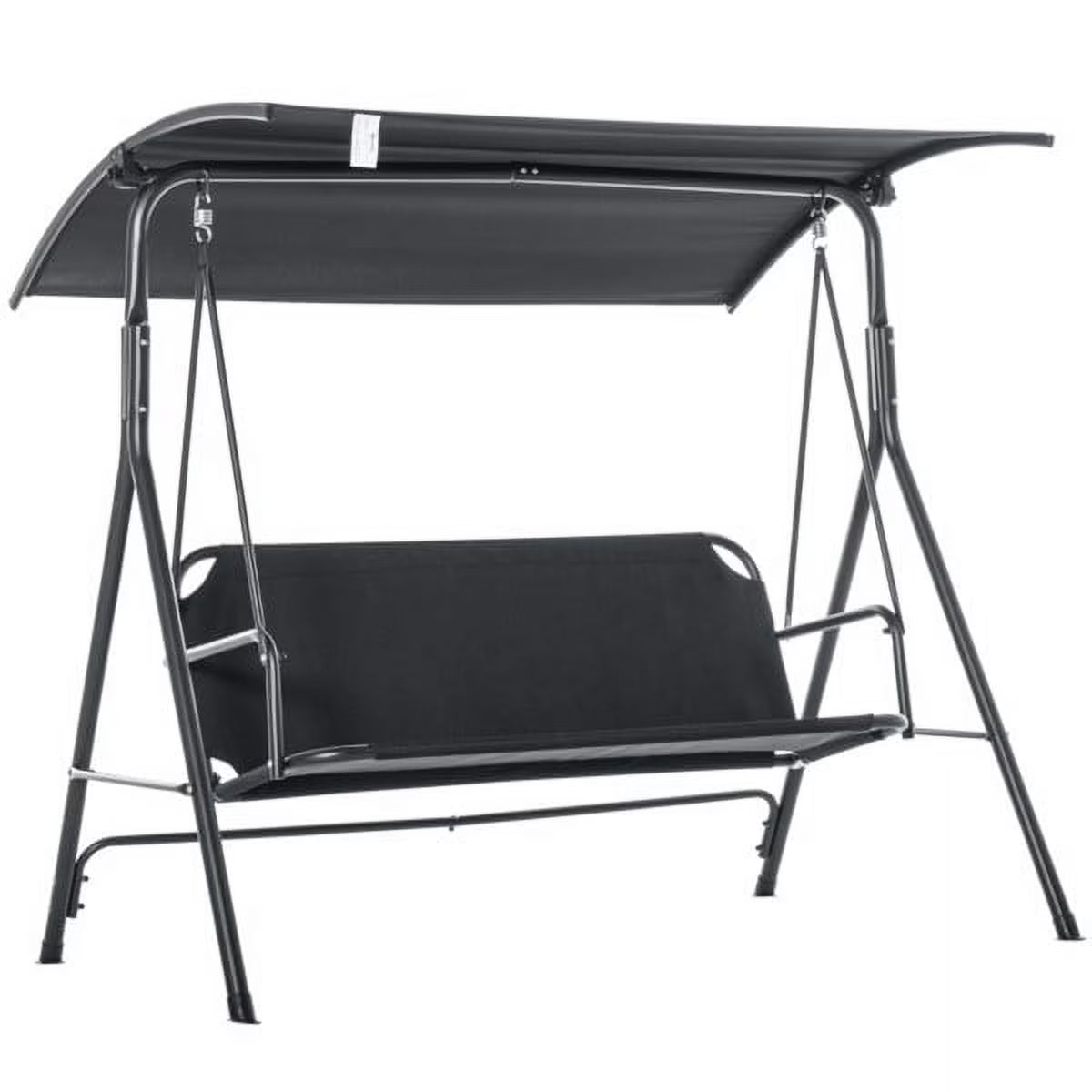 Black 3-Person Porch Swing M83115