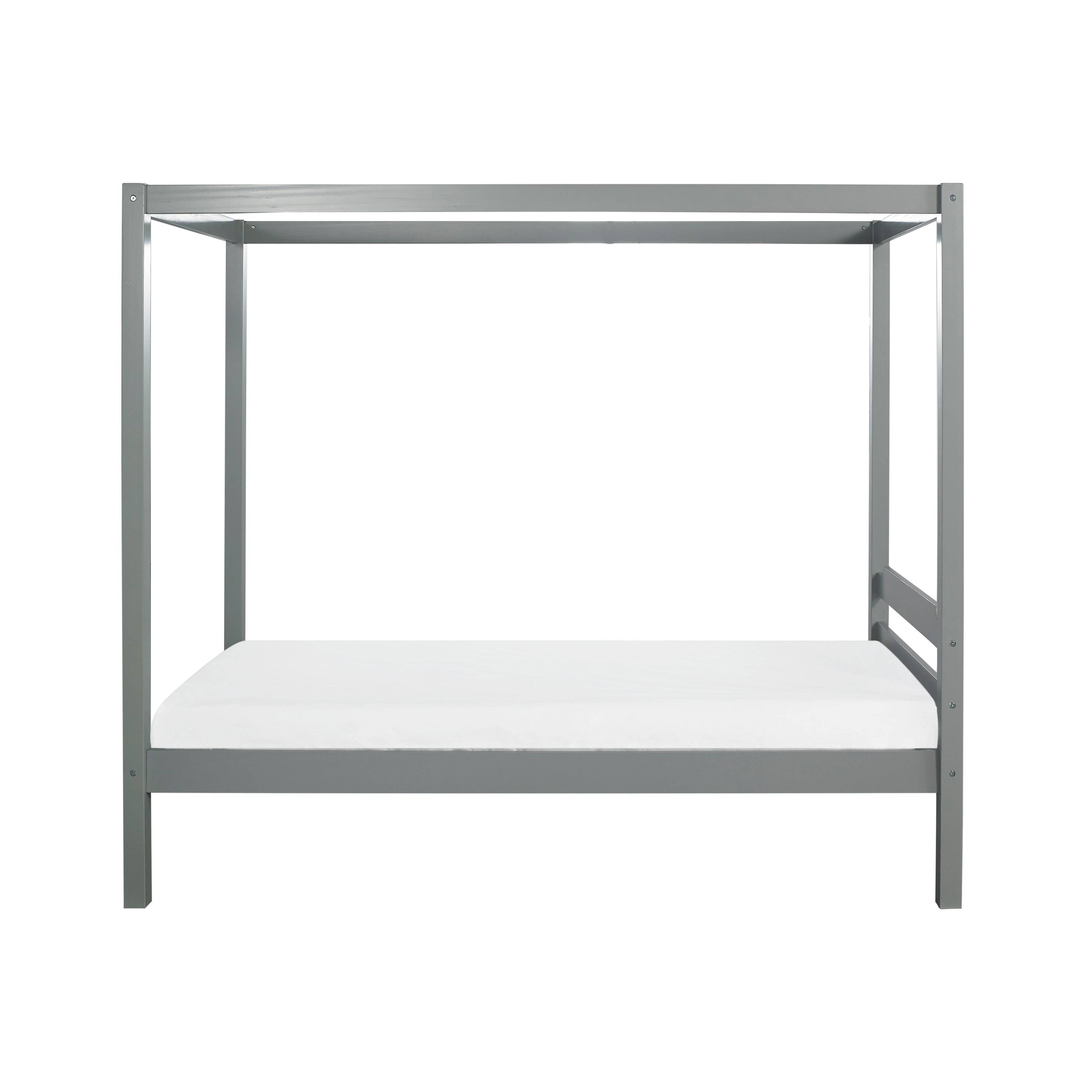 Twin Canopy Bed - White Z611