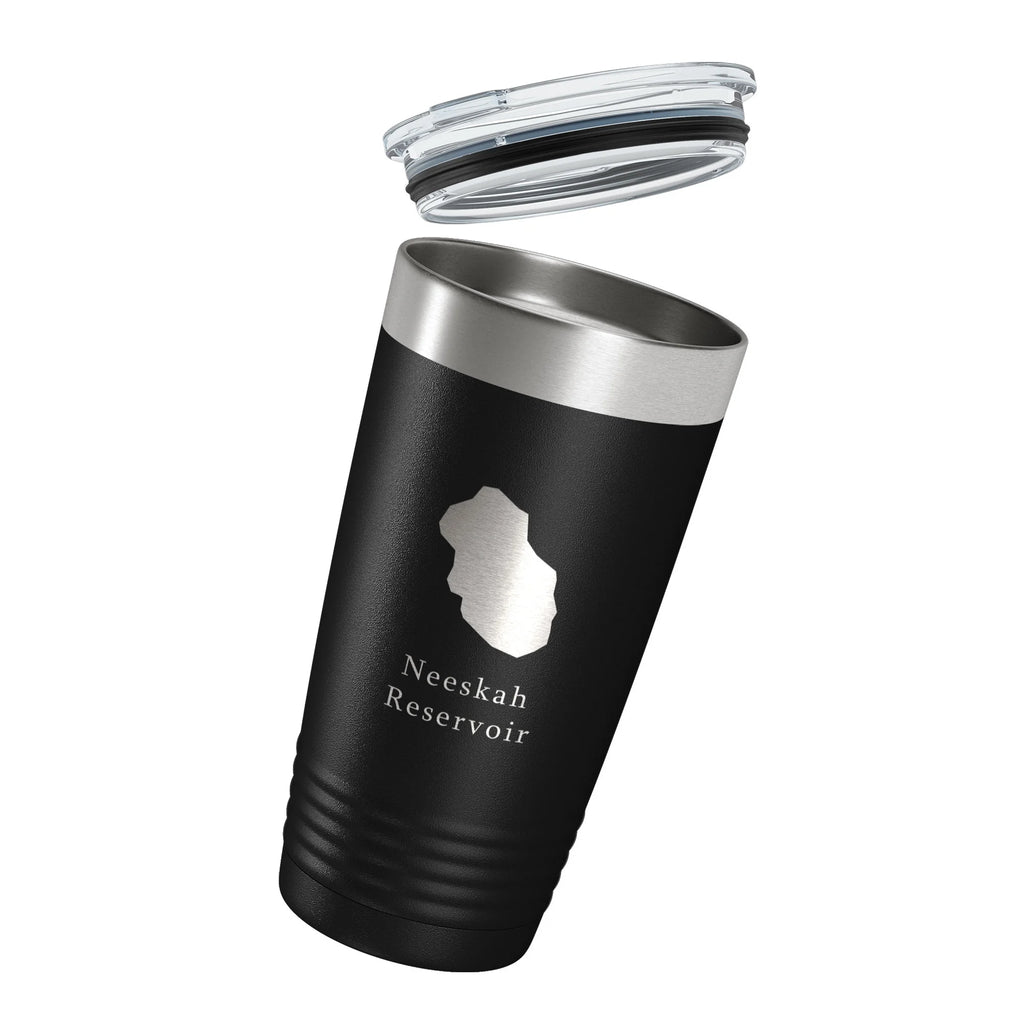 20 oz Black Insulated Travel Mug W3874